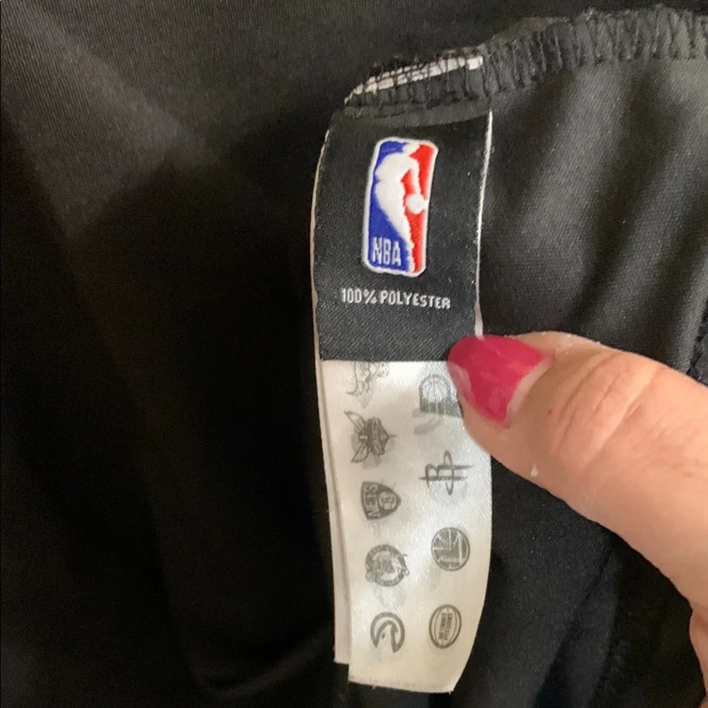 Warriors NBA Black Long Sleeve Top in size M